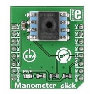 MIKROE-2237, Инструменты разработки датчика давления Manometer click