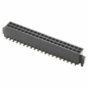 M50-3111042, Проводные клеммы и зажимы DIL VERT SMT SOCKET 4.5MM HIGH 2X10 GLD