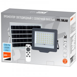 Прожектор светодиодный PFL SOLAR 100 6500К IP65 ДО с солнечн. панелью и пультом в компл. 5044418