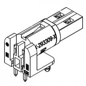 293311-2, Осветительные коннекторы 7.5MM PCB CONN ASSY 90 DEGREE FEMALE