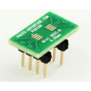 PA0168, Панели и адаптеры Mini SOIC-8 to DIP-8 SMT Adapter