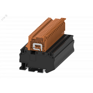 Клемма с размыкат. TC4-SPLIT, Клемма с размыкателем, тип фиксации провода: пружинный, номинальное сечение: 4 мм кв., 6,3A, 500V, ширина: 6,5 мм, цвет: черный, тип монтажа: DIN 35