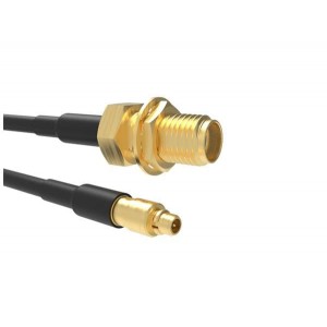 095-902-529M100, Соединения РЧ-кабелей MMCX Str Pl to SMA S G-316 50 Ohm 1 Meter