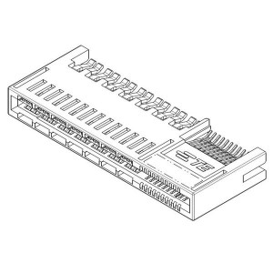 2204798-1, Стандартные краевые разъемы High Density Card Edge Power Connector