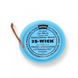 WICK2.7-1.5, Оплетка для удаления припоя 2,7мм 1,5м