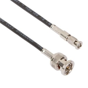 095-850-130M030, Соединения РЧ-кабелей HD BNC STR Plug- BNC PLG Belden1855A .33M