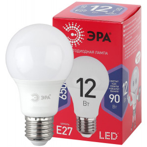 Лампа светодиодная RED LINE LED A60-12W-865-E27 R 12Вт A60 груша 6500К холод. бел E27 Б0045325