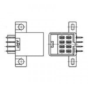 172244-1, Автомобильные разъемы DLI 8POS CAP ASSY H TIN