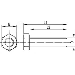 Болт шестигранный М8х50 (60шт) CM080850