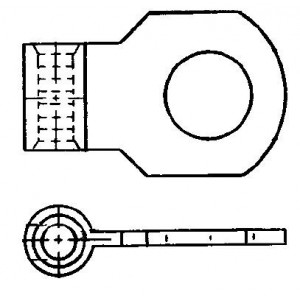 19041-0014, Клеммы RING/FLAG KRIMPTITE (C-144-08)