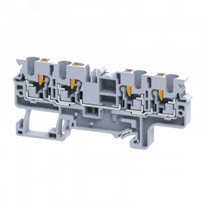 Клемма с 4-мя контактами push-in OptiClip СP-4-QUATTRO-(0,2-4)-I-BU-синий