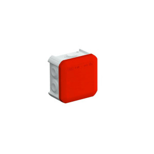 Распределительная коробка T40, 90x90x52 мм, красная крышкаT 40 RO-LGR 2007630
