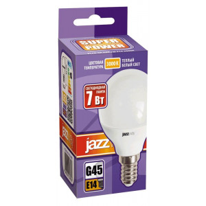 Лампа светодиодная PLED-SP 7Вт G45 шар 3000К тепл. бел. E14 540лм 230В 1027856-2