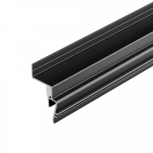 Профиль STRETCH-SHADOW-2000 BLACK (A2-CONTOUR-PRO) 039510, Алюминиевый профиль для монтажа и контурной подсветки натяжного потолка стеновой. Цвет - чёрный RAL9005 (порошковая окраска). Ширина засвечиваемого контура – 22мм. Гарпунная система монтажа. Габаритные размеры (LхWхH): 2000x30x48,5мм. Ширина площадки для