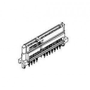 87780-1001, Соединители для ввода/вывода 1.27mm SATA Rec BkPl Pln PF .76AuLF 22Ckt