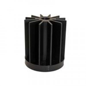 ATSEU-077D-C2-R0, Heat Sinks STAR LED Heatsink, 45mm dia., 38mm, Black, Baseplate Hardware