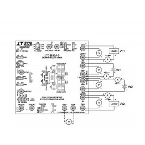 DC1896A, Средства разработки интегральных схем (ИС) управления питанием LTC3633AEFE-3 Demo Board I 3.6V to 20V I