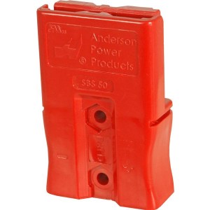 SBS50RED, Сверхмощные разъемы питания SBS50 2P HOUSING ONLY, RED