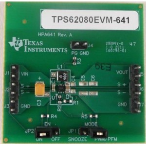 TPS62080EVM-641, Средства разработки интегральных схем (ИС) управления питанием TPS62080EVM-641