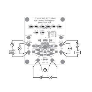 DC392A-B, Средства разработки интегральных схем (ИС) управления питанием LTC3728EUH - High Efficiency Dual Regula