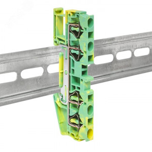 Колодка клеммная пружинная JXB-ST-4 4 вывода земля plc-jxb-st-4-4-pen