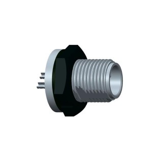 AAD-02PMMS-SC7001, Стандартный цилиндрический соединитель MINI STAMP PIN, PNL SCREW 2PIN M CONN