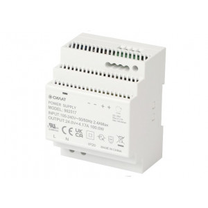 Источник питания 24 V DC/3,83 A, 902516, Источник питания, однофазный, 24 V DC/3,83 A, 92 W; диапазон входных напряжений: 90 - 264 V AC / 127 - 370 V DC; габариты (мм): 90х58х70, универсальный АС вход/полный диапазон, соответствует IEC 60950-1 Class2/ Pass LPS, регулировка выходного напряжения п