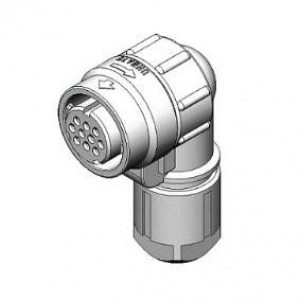 JN2VFS10SL1, Стандартный цилиндрический соединитель 10P RA Metal Plug 5.7 to 7.33mm CBLdia