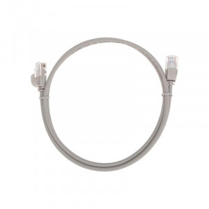 Патч-корд U/UTP CAT 6A (10G) RJ45-RJ45 28AWG LSZH сер. 1м 02-0380-1