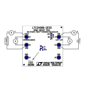 DC702A, Средства разработки интегральных схем (ИС) управления питанием LTC3406B-2ES5 - High Efficiency, ThinSOT