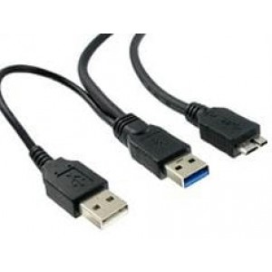 3023035-03M, Кабели USB / Кабели IEEE 1394 USB 3.0 A-MICROB W/PWR CBL BLK