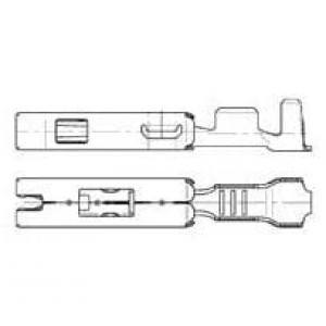 929025-1, Автомобильные разъемы 1,5MM SENS FLA-KONT