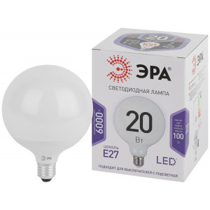 Лампочка светодиодная STD LED G120-20W-6000K-E27 E27 / Е27 20Вт шар холодный дневной свет Б0049082