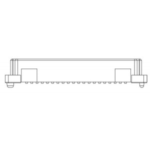 10144517-081802LF, Межплатные и промежуточные соединители Rec, R1, 80Pos