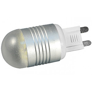 AR-G9 2.5W 2360 WHITE 220V, Светодиодная лампа G9, Цвет Белый Холодный, св.поток 180 лм. Мощность 2.5W, Питание 110V-240V. Размеры Ф23хH55.