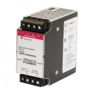 TSPC-DCM600, Блок питания для DIN-рейки Product Type: AC/DC;Package Style: DIN-rail;Output Power (W): 600;Input Voltage: 5-28 VDC;Output 1 (Vdc): 5-26.8 VDC;Output 2 (Vdc): N/A;Output 3 (Vdc): N/A