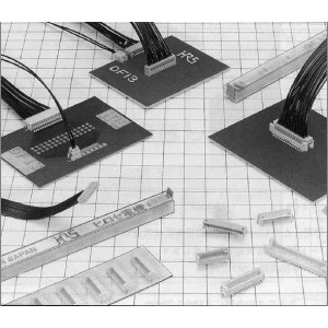 DF13B-4P-1.25V(21), Проводные клеммы и зажимы 4P SNG ROW PIN HDR STRAIGHT SMT