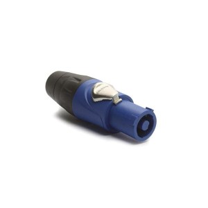 HP-3-F, Штепсельные вилки и розетки для сетей переменного тока PLASTIC PLUG SCREW BLUE 3 POLE