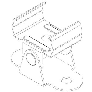 SSP-MTCV1, Зажимные приспособления для осветительных светодиодов Mounting Clip for Light Bar Swivel