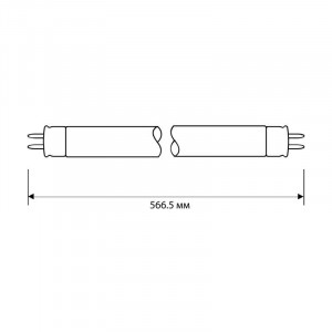 Лампа люминесцентная FT4-20W/54 20Вт T4 6500К G5 Camelion 3373