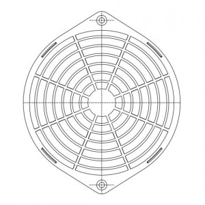 PB-17, Принадлежности для вентиляторов Finger Guard, 172mm, Plastic