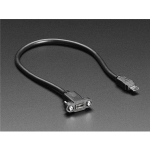 3258, Принадлежности Adafruit  Panel Mount Ext. USB Cable
