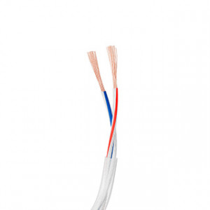 ARL-20AWG-CLEAR-2WIRE-CU-DOUBLE, Шлейф для питания и управления одноцветными светодиодными лентами. 2 проводника, калибр проводника 20AWG, сечение проводника 0.52 мм2, проводник из луженой меди, внешняя оболочка из прозрачного ПВХ, внутренняя из цветного ПВХ согласно маркировке