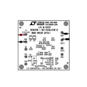 DC2073A-G, Инструменты для разработки часов и таймеров LTC6905-80   Silicon Oscillator Demo Boa