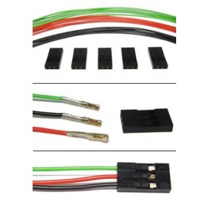 920-0080-01, Кабели-перемычки 5 (3) prong FEM/FEM cable harness 12"