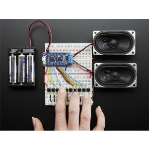 2217, Средства разработки интегральных схем (ИС) аудиоконтроллеров  Adafruit Audio FX Sound Board + 2x2W Amp - WAV/OGG Trigger -16MB
