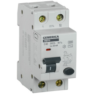 Выключатель автоматический дифференциального тока C40 30мА АВДТ 32 MAD25-5-040-C-30