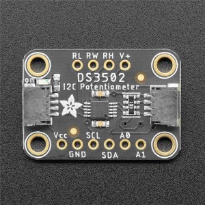 4286, Средства разработки цифровых потенциометров Adafruit DS3502 I2C Digital 10K Potentiometer Breakout - STEMMA QT / Qwiic