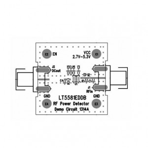 DC1314A, Радиочастотные средства разработки LT5581IDDB - 6GHz, 40dB RMS Power Detect