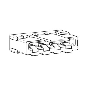 249159004122996, Межплатные и промежуточные соединители IDC Sockt 4Way 22AWG 5A 125V Wire Stop